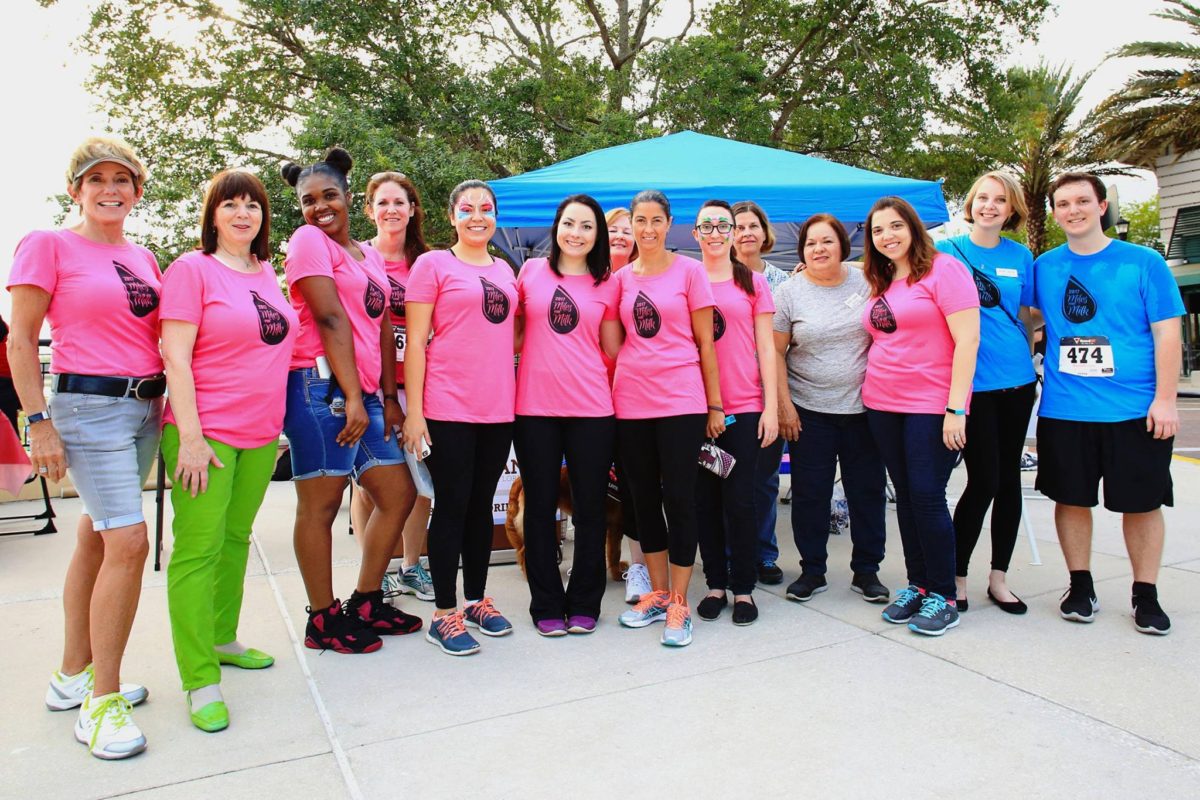 Group of Mother's Milk Bank of Florida employees representative of job positions at MMBFL.